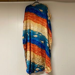 Vintage Kaftan Swim coverup OS